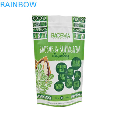 le biscuit comestible Mylar de sucrerie de 14G 28G met en sac Matte Child Resistant Stand Up scellé de plastique