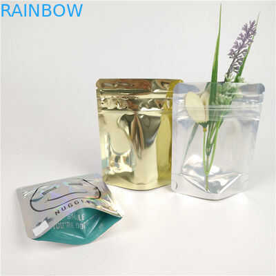 3.5g tiennent la poche Mylar de tirette mettent en sac l'aluminium d'hologramme avec la tirette de preuve d'enfant