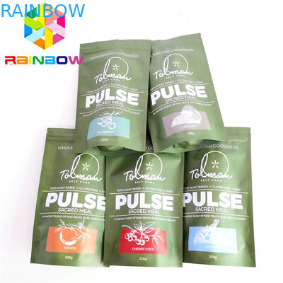 3.5g la preuve d'odeur de sachet en plastique de nourriture de la sucrerie CMYK tiennent l'aluminium de poche avec la tirette