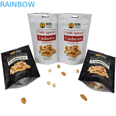 Emballage rescellable en plastique imprimé de toucher doux du sac 3.5g de poche de Mylar avec la tirette