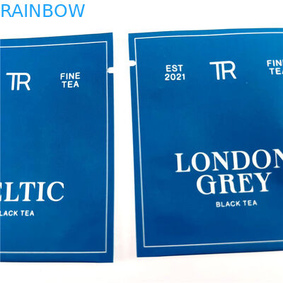 500Ppcs empaquetant imprimant des sacs de Mylar pour les poches noires de soudure à chaud de thé vert