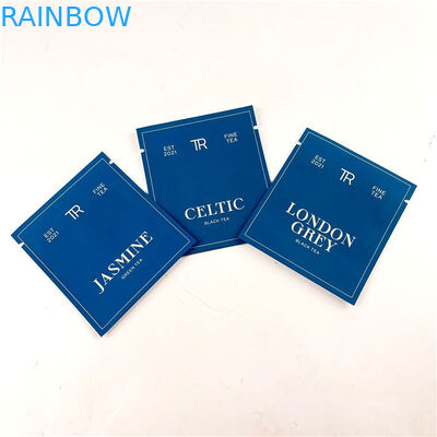 500Ppcs empaquetant imprimant des sacs de Mylar pour les poches noires de soudure à chaud de thé vert