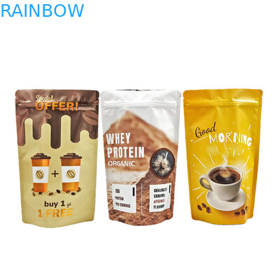 Stand Up Pouch Sacs comestibles Feuille d'aluminium Smell Proof Coffee/Nut/Snack Mylar Bags
