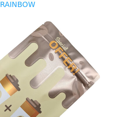 Feuille comestible Stand Up Zipper Pouch 100g Plastique Pour Candy/Snack/Café/Pet Food Mylar Sacs