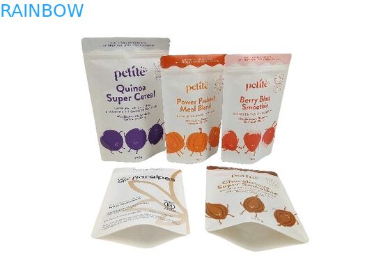 Le papier d'emballage biodégradable se tiennent met en sac des poches d'emballage alimentaire