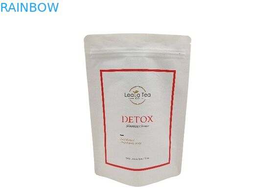 Support de papier d'aluminium de thé vers le haut de poche zip-lock de papier d'aluminium de preuve d'odeur de sac