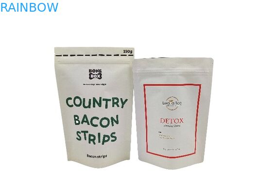 Support de papier d'aluminium de thé vers le haut de poche zip-lock de papier d'aluminium de preuve d'odeur de sac