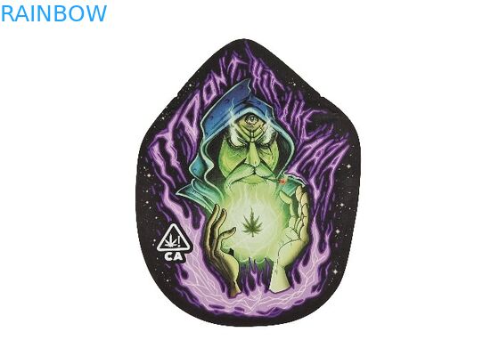 La serrure en plastique de fermeture éclair du toucher doux 3.5g Mylar met en sac l'impression formée spéciale de Digital