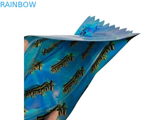 La preuve imprimée faite sur commande Mylar zip-lock d'odeur de 3.5g 0.125oz met en sac la forme irrégulière découpée avec des matrices spéciale