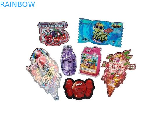 Sac comestible zip-lock fait sur commande de la poche 0.125oz 1oz Mylar de Logo Printed Plastic Smell Proof