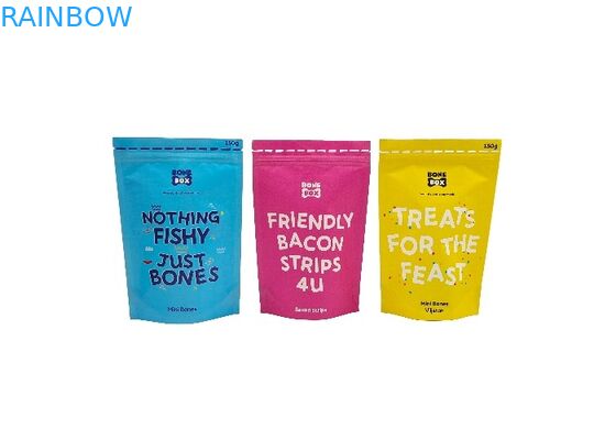 Le support biodégradable fait sur commande de papier d'emballage vers le haut des poches sentent les sacs zip-lock d'emballage alimentaire de preuve