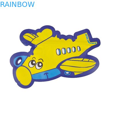 Zip-lock de forme irrégulière spécial découpé avec des matrices de impression olographe du sac 3.5g 7g de Mylar