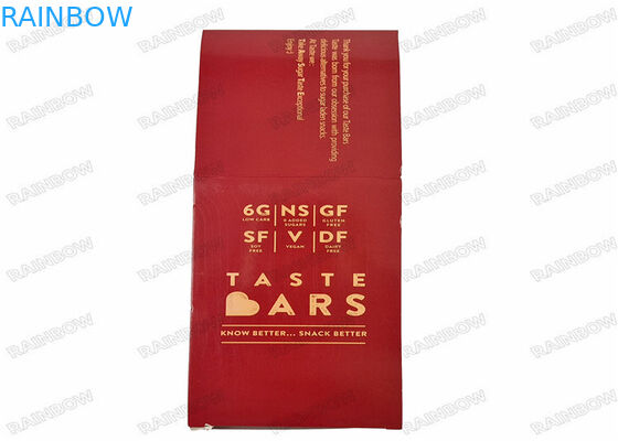 Côté de papier de empaquetage de boîte de présentation de produit alimentaire double imprimant Matte Shinny