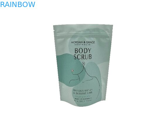 Impression numérique Sac debout personnalisé Sac d'emballage imperméable à l'eau pour le gommage du corps