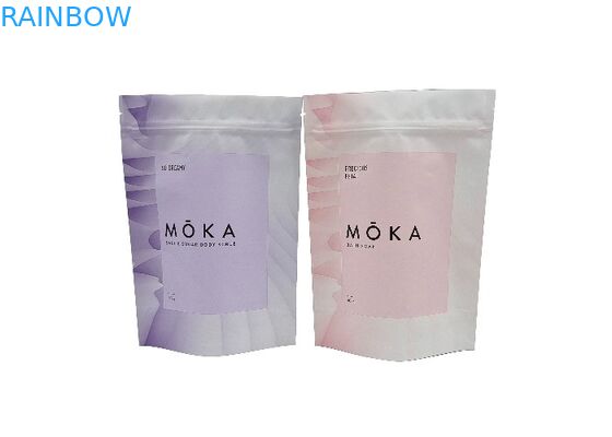 Impression numérique Sac debout personnalisé Sac d'emballage imperméable à l'eau pour le gommage du corps