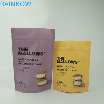 Sacs d'impression numériques imprimés sur mesure à l'odeur résistante à l'usure Sacs en plastique Mylar stratifiés pour la nourriture