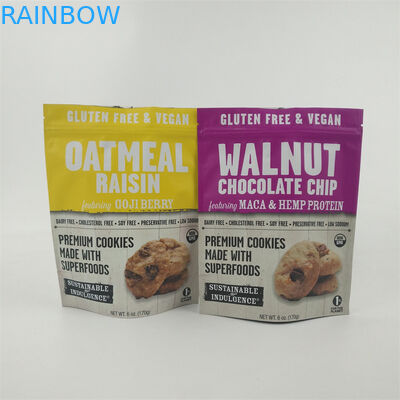 Sacs d'impression numériques imprimés sur mesure à l'odeur résistante à l'usure Sacs en plastique Mylar stratifiés pour la nourriture