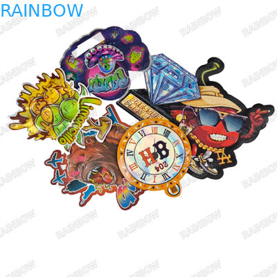 3.5g Sacs à découpe personnalisés fermeture à glissière anti-odeur Sacs Mylar fermeture à glissière anti-enfants Sacs fermeture à glissière pour biscuits