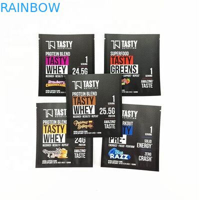 Sacs d'emballage alimentaire à gravure en plastique personnalisé avec fermeture à glissière