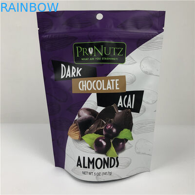 Prix en gros Impression sur mesure Fermeture à fermeture à glissière Sac d'emballage alimentaire séché Sacs en feuille à étanchéité à l'humidité