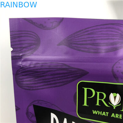 Prix en gros Impression sur mesure Fermeture à fermeture à glissière Sac d'emballage alimentaire séché Sacs en feuille à étanchéité à l'humidité