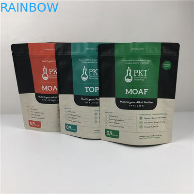 Sacs d'emballage de fleurs secs sur mesure avec poignée Hologramme Foil Sacs anti-odeur