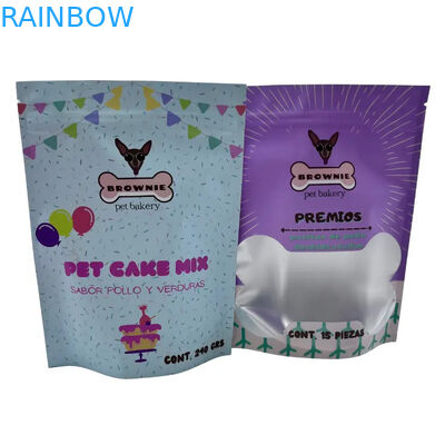 Sacoche alimentaire pour les aliments pour animaux de compagnie avec fermeture à glissière