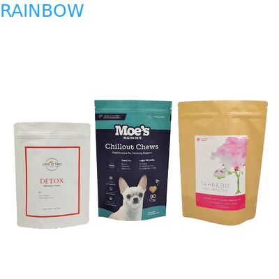 Des sacs imprimés biodégradables et recouvertables avec fermeture à glissière