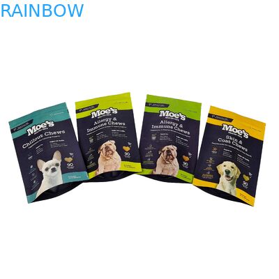 Sacs en papier kraft re-fermé en gros Conception personnalisée 100% Biodégradable Sacs debout Doypack avec sacs à fermeture à glissière