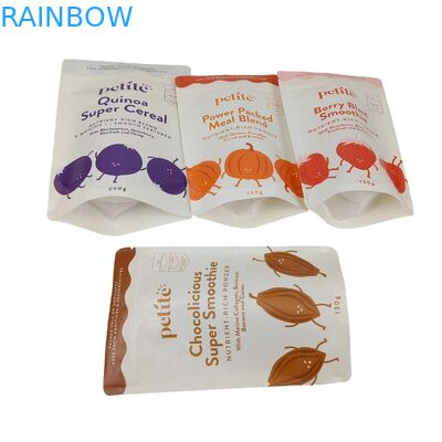 Sacs biodégradables en papier d'aluminium reconditionnables de qualité alimentaire