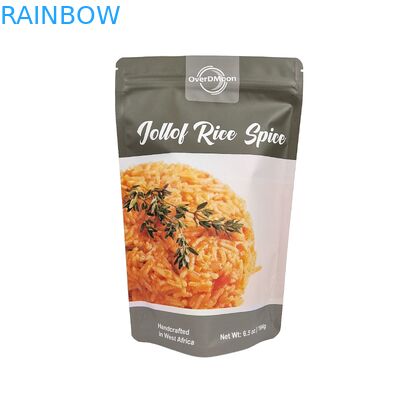 250g 500g de noix de cajou personnalisée Doypack Foil d'aluminium Fermeture à glissière Emballage en plastique Sac fermeture à glissière Pour collation