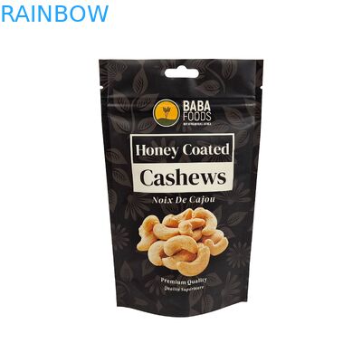 Sac à chocolat debout sac à glissière personnalisé en aluminium