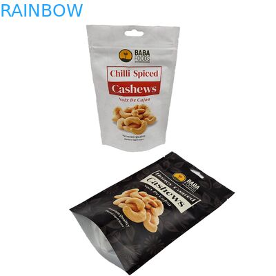 Prix d'usine Sac en plastique personnalisé debout Noix de cajou Sac d'emballage Sac fermeture à glissière Emballage