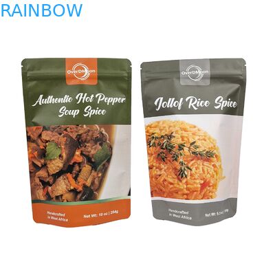 Prix d'usine Sac en plastique personnalisé debout Noix de cajou Sac d'emballage Sac fermeture à glissière Emballage