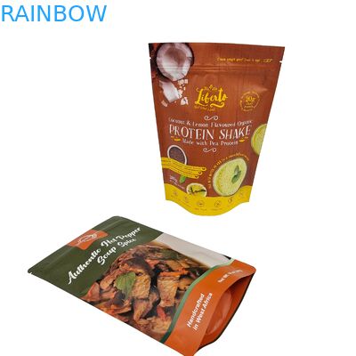 Prix d'usine Sac en plastique personnalisé debout Noix de cajou Sac d'emballage Sac fermeture à glissière Emballage