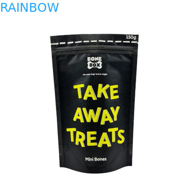 Sacs en papier kraft de qualité alimentaire Biodégradable Fermeture à glissière