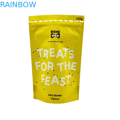 Sacs en papier kraft de qualité alimentaire Biodégradable Fermeture à glissière