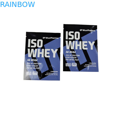 Emballage de sacs en feuille de papier à trois côtés Gardez vos paquets d'échantillons de puissance de supplément de 10 g