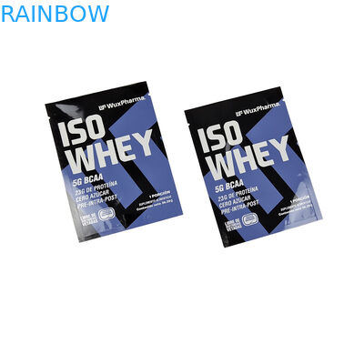 Emballage de sacs en feuille de papier à trois côtés Gardez vos paquets d'échantillons de puissance de supplément de 10 g