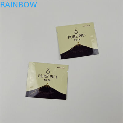 Sac d'emballage cosmétique professionnel Max.10 couleurs Sac plat échantillons gratuits Sacs