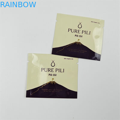 Sac d'emballage cosmétique professionnel Max.10 couleurs Sac plat échantillons gratuits Sacs