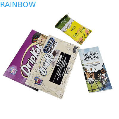Sacs scellés de haute qualité écologiques à l' arrière en papier d'aluminium en plastique