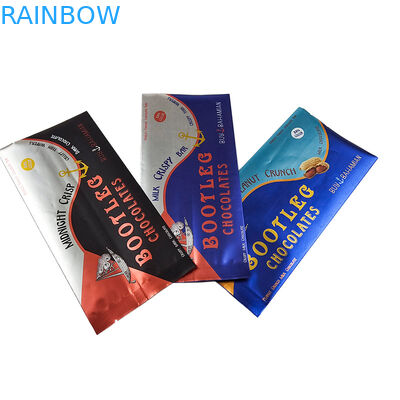 Sécurisation thermique imprimée personnalisée Retour à l'arrière Sac à foil à joint latéral Retour à l'arrière Sac à oreiller holographique à lacération facile