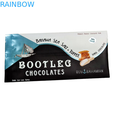 Sécurisation thermique imprimée personnalisée Retour à l'arrière Sac à foil à joint latéral Retour à l'arrière Sac à oreiller holographique à lacération facile