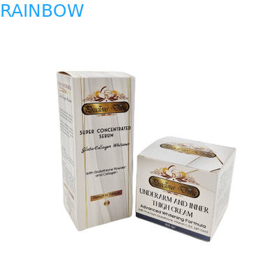 Carton personnalisé boîte d'emballage de crème pour le visage boîtes cadeaux soins de la peau cosmétiques boîte en papier avec votre propre logo