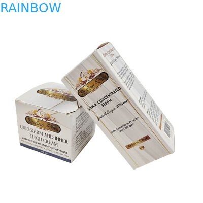Carton personnalisé boîte d'emballage de crème pour le visage boîtes cadeaux soins de la peau cosmétiques boîte en papier avec votre propre logo