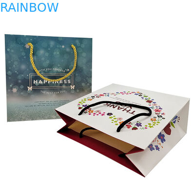 Sacs en papier personnalisés Logo imprimé recyclable biodégradable marron Plain Packaging Sac en papier kraft avec Ha tordu