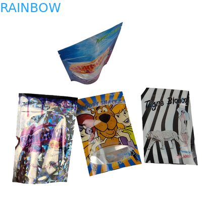 Mylar sac pour les haricots de chocolat sucre délicieux nourriture café sac à jouets debout sac avec trou suspendu