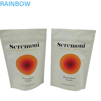 En gros Petit Sachet Taille personnalisée 10g 150g 300g Laminé Poche debout à l'odorat Sac en papier avec fermeture à glissière