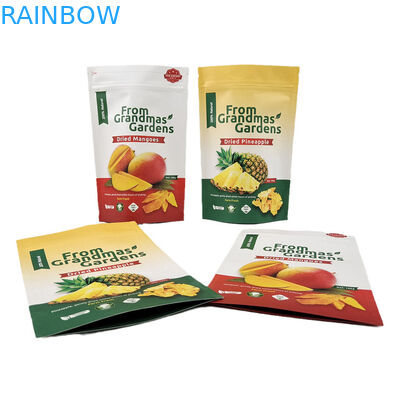 Sacs d'emballage alimentaire de haute qualité à fermeture à glissière Papier Kraft Stand Up Pouch Sacs Mylar re-fermables de qualité alimentaire